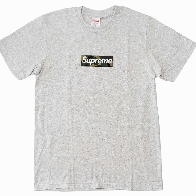 未使用品 シュプリーム SUPREME 23AW USA製 Box Logo Tee camo Grey 