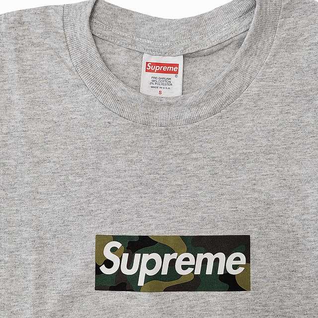 未使用品 シュプリーム SUPREME 23AW USA製 Box Logo Tee camo Grey 