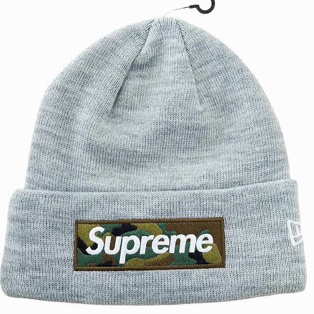 supreme シュプリーム ボックスロゴ ニットキャップ グレー / ビーニー 