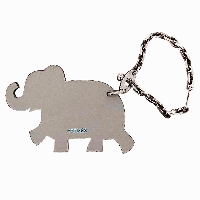 エルメス HERMES バッグチャーム エレファントモチーフ ゾウ アニマル  