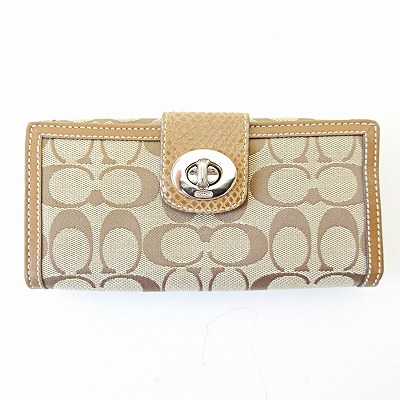 COACH 財布 ミディアム ジップ アラウンド ウォレット シグネチャー