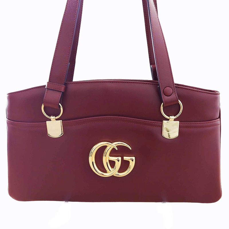 グッチ GUCCI アリー GGマーモント ダブルG ロゴ ハンドバッグ 