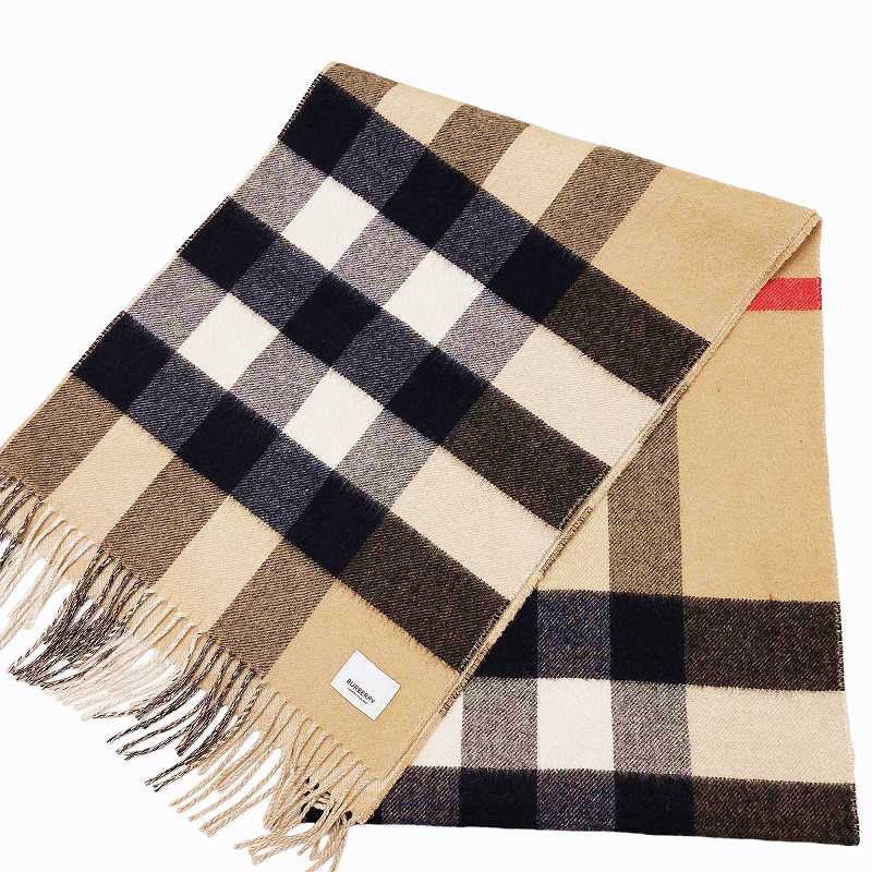 バーバリー BURBERRY 現行タグ マフラー リバーシブル ロゴ モノグラム  