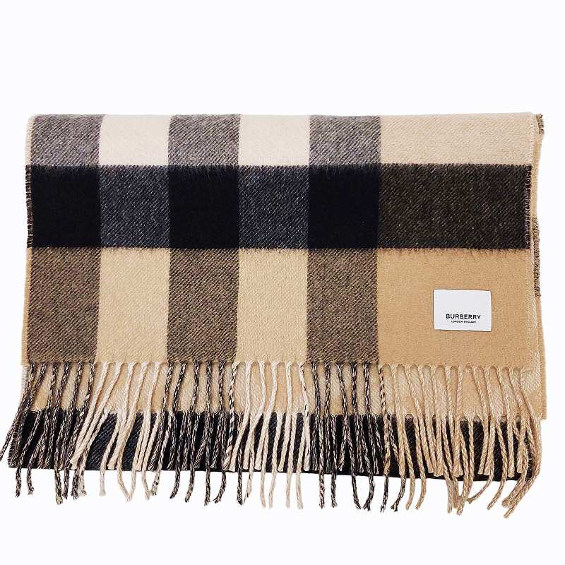 バーバリー BURBERRY 現行タグ マフラー リバーシブル ロゴ モノグラム 