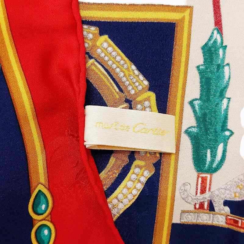 マストドゥ カルティエ 大判スカーフ 未使用品 カルティエ Cartier must de マスト ドゥ 箱付き 大判