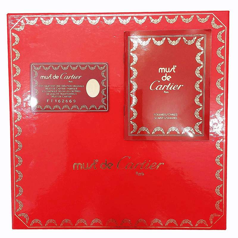 未使用品 カルティエ Cartier must de マスト ドゥ 箱付き 大判