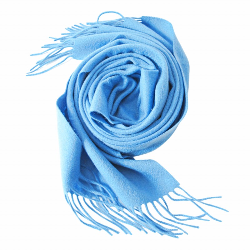 新品未使用/HERMES カシミヤ100% マフラー 水色系 フリンジ付き エルメスバッジソワ ブルーオリゾン メンズ マフラー HERMES – 銀蔵