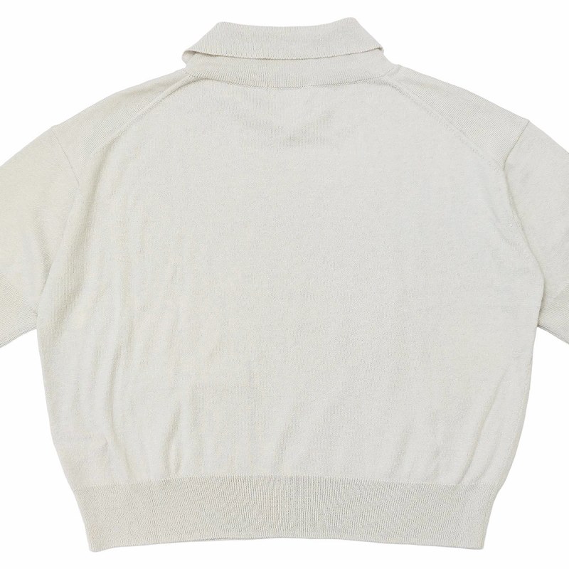 美品 MARGARET HOWELL マーガレットハウエル コットンポロニット