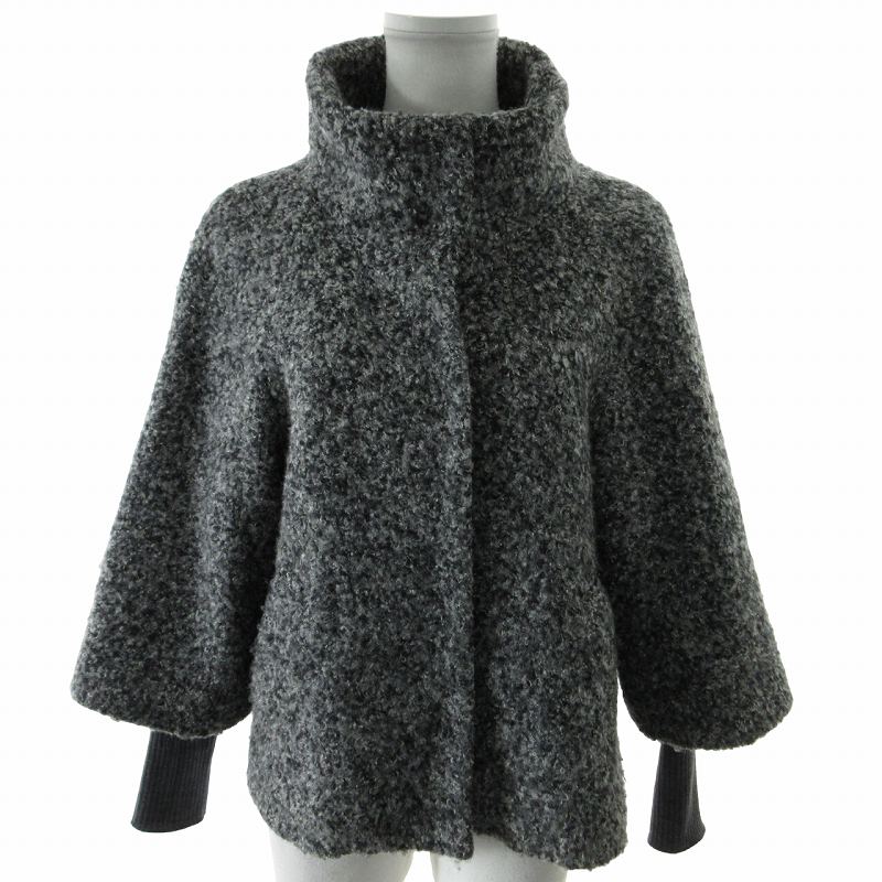レキップヨシエイナバ L'EQUIPE YOSHIE INABA 美品 ウールコート レキップヨシエイナバ L'EQUIPE YOSHIE INABA 美品 ウールコート