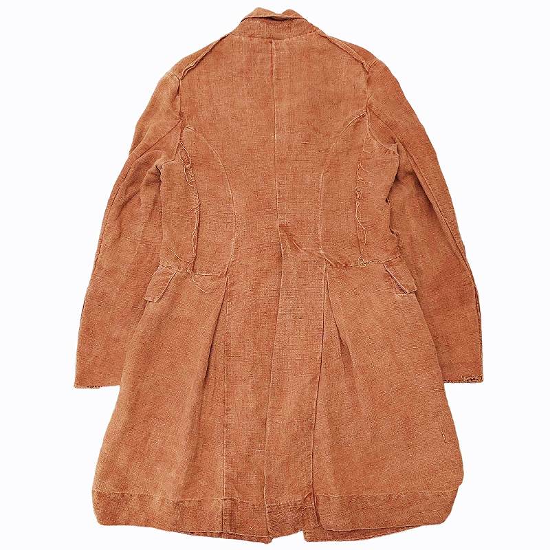 john alexander skelton リネン チェスターコート