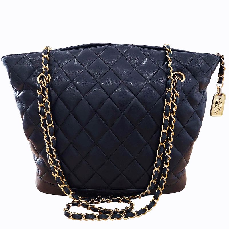 シャネル CHANEL ヴィンテージ マトラッセ ダブルチェーンショルダー 