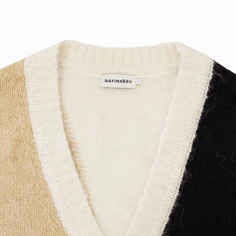 marimekko◆Harka Viglin knitted pullover/ニットベスト(厚手)/M/ウール/// マリメッコ marimekko 美品 22AW Harka Viglin knitted pullover