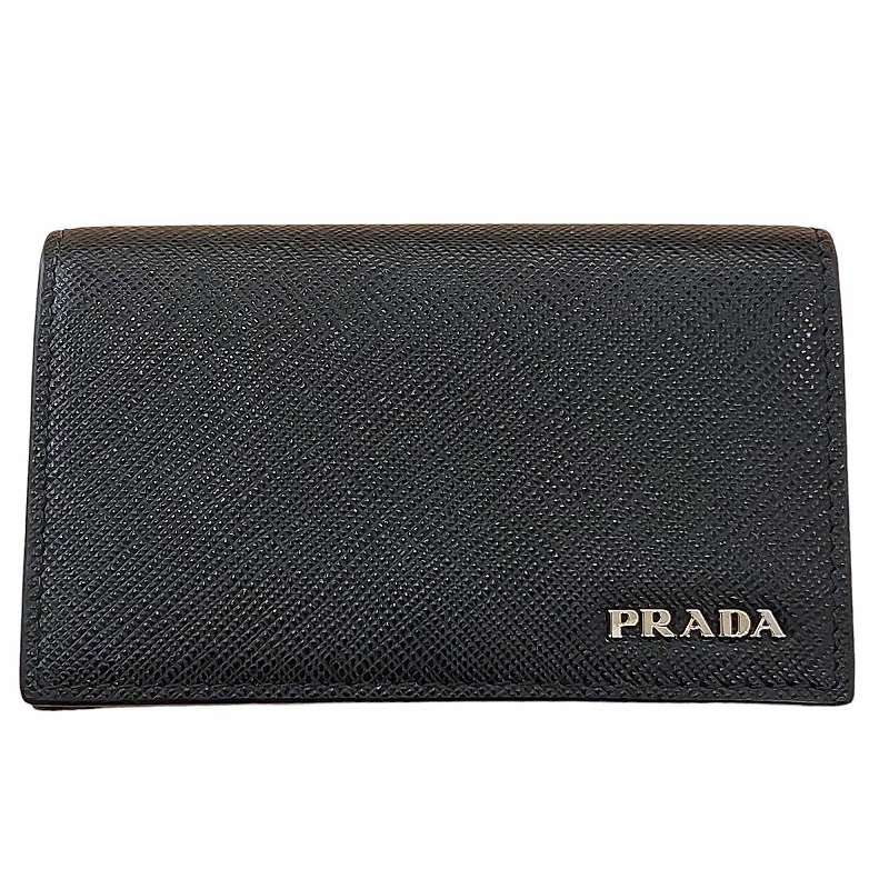 プラダ PRADA 美品 カードケース 名刺入れ サフィアーノレザー 牛革