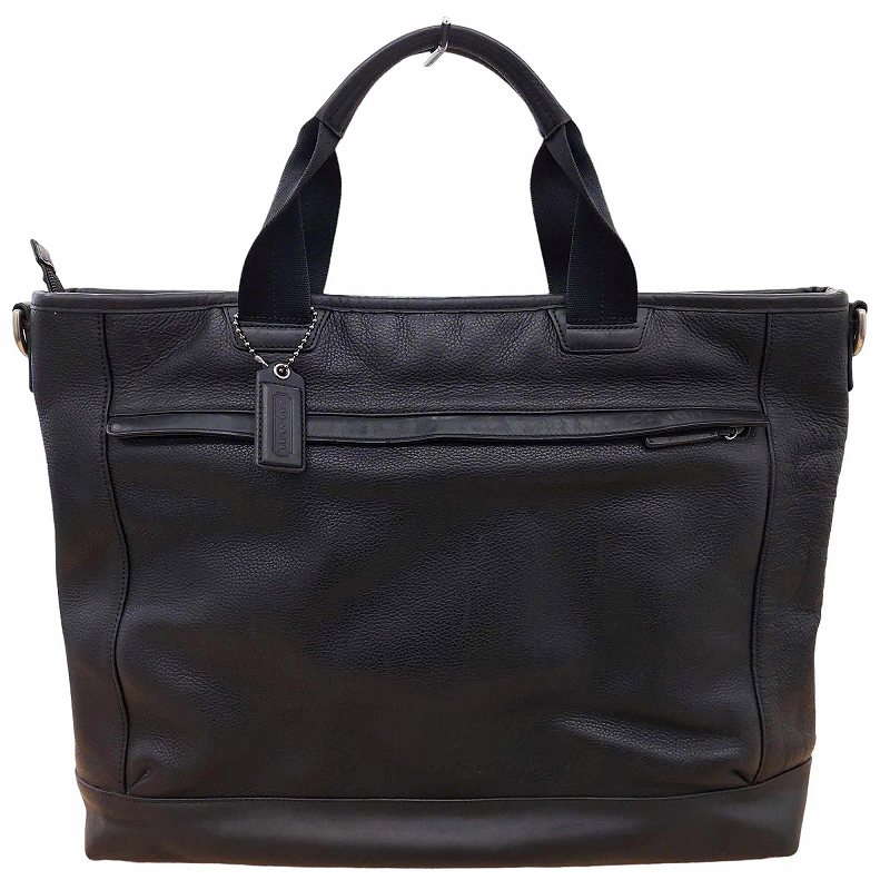 【美品】コーチ ビジネスバッグ ブラック レザー A4収納可 多収納 70926 コーチ COACH ビジネスバッグ ブリーフケース カムデン レザー