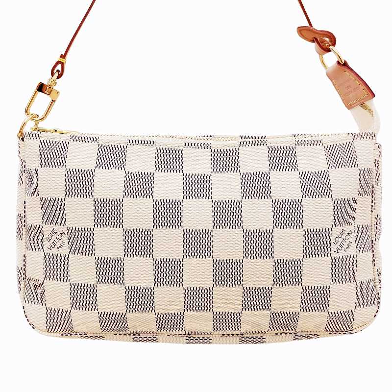 未使用品 ルイヴィトン LOUIS VUITTON ダミエ アズール ポシェット 