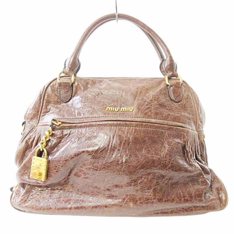 ミュウミュウ miumiu RR1424 2WAY トートバッグ ショルダーバッグ 