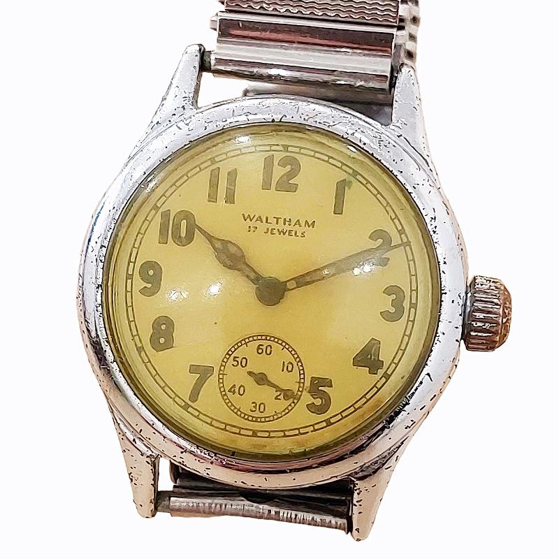 ウォルサム 17石 WALTHAM USA 17 JEWELS スモセコ 手巻き 腕時計 