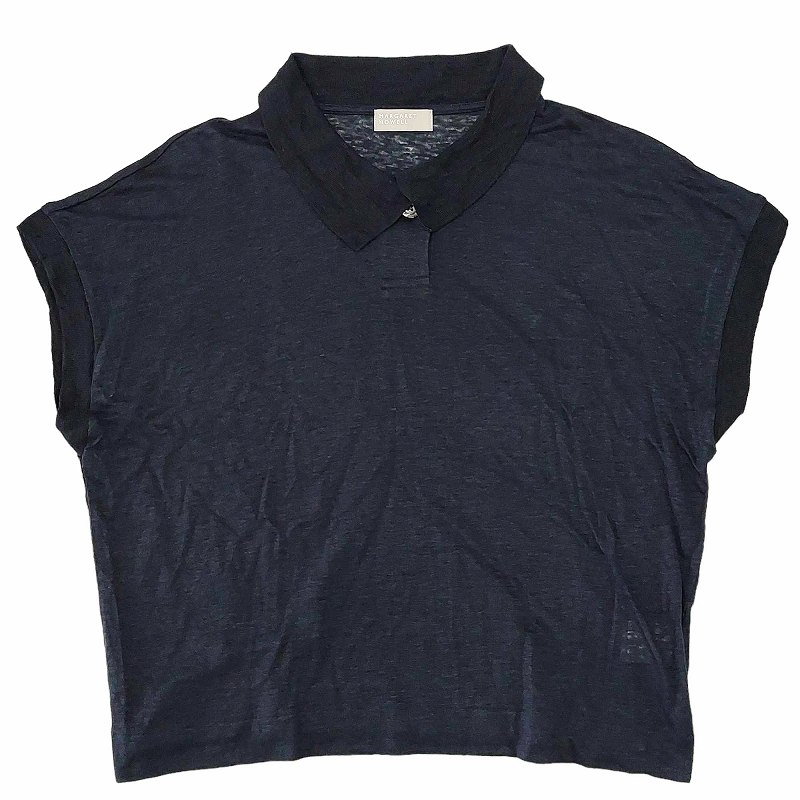 マーガレットハウエル MARGARET HOWELL 22SS LINEN JERSEY POLO MHL 