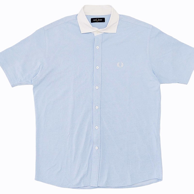 FRED PERRY フレッドペリー 刺繍半袖ポロシャツ BEAMSコラボ L BEAMS（ビームス）【別注】FRED PERRY / オープンニットポロ