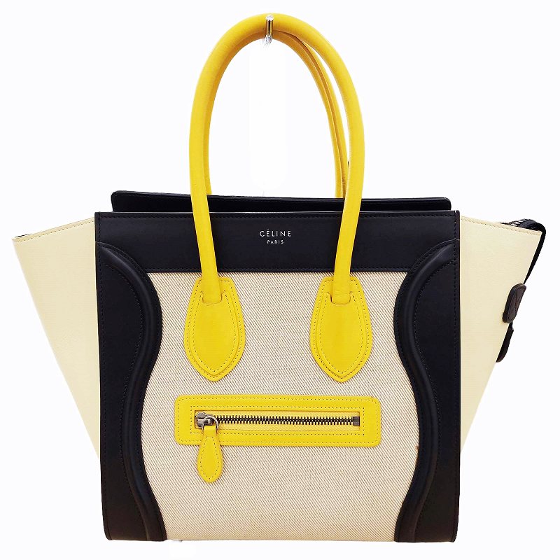 セリーヌ CELINE 希少カラー ラゲージマイクロショッパー ハンドバッグ  