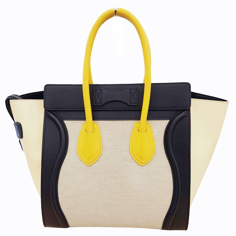CELINE セリーヌ ラゲージ ナノショッパー バイカラー （CELINE 