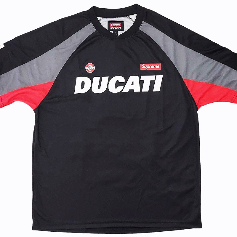 未使用品 シュプリーム SUPREME 24SS x Ducati Soccer Jersey Black  