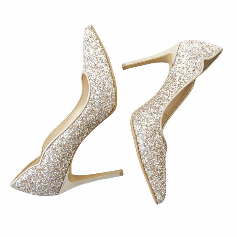 ダイアナ DIANA グリッター パンプス ピンヒール ラメチップ