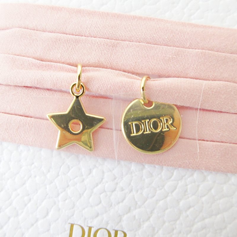 未使用品 ディオール Dior チャーム リボン ブレスレット 星 スター