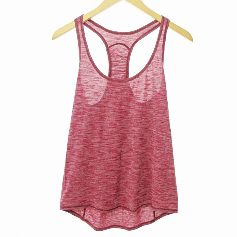 ルルレモン lululemon 美品 タンクトップ ノースリーブ カットソー