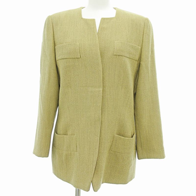 ジョルジオアルマーニ GIORGIO ARMANI ノーカラージャケット ブレザー 