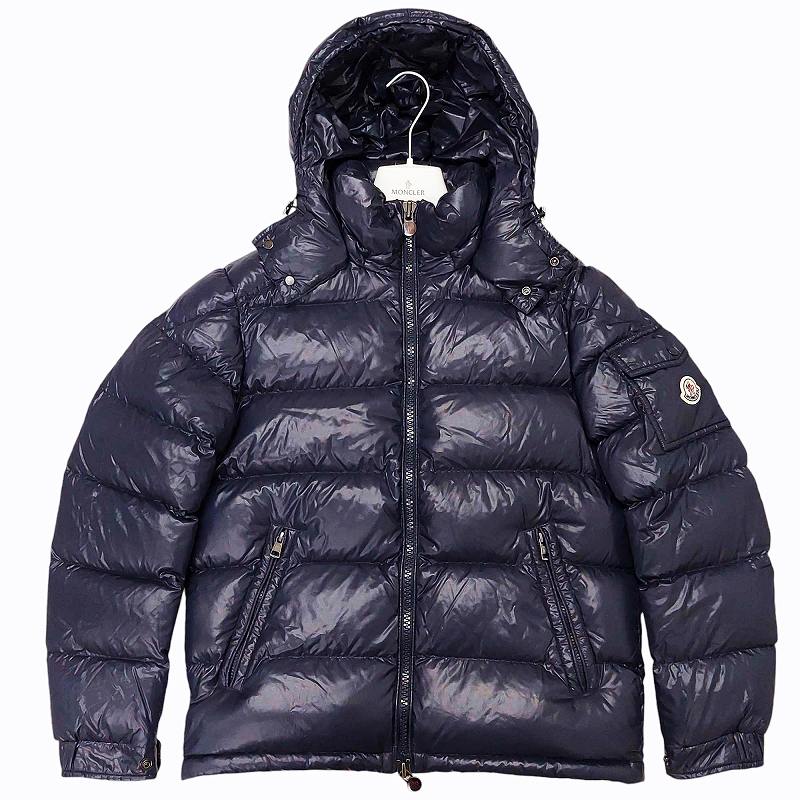 新品】MONCLER ダブルジップジャケット /タグ付き/ネイビー/S