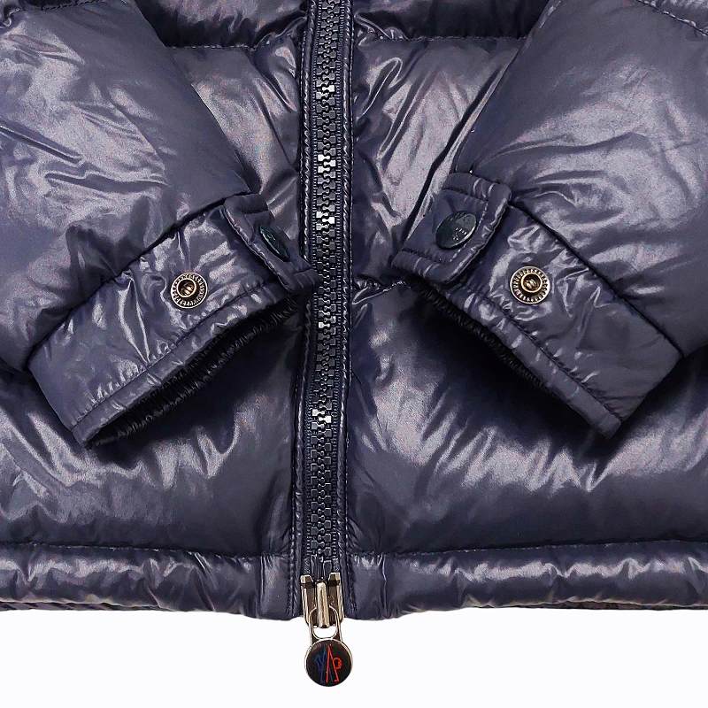 【新品】MONCLER ダブルジップジャケット /タグ付き/ネイビー/S 新品】MONCLER ダブルジップジャケット /タグ付き/ネイビー/S