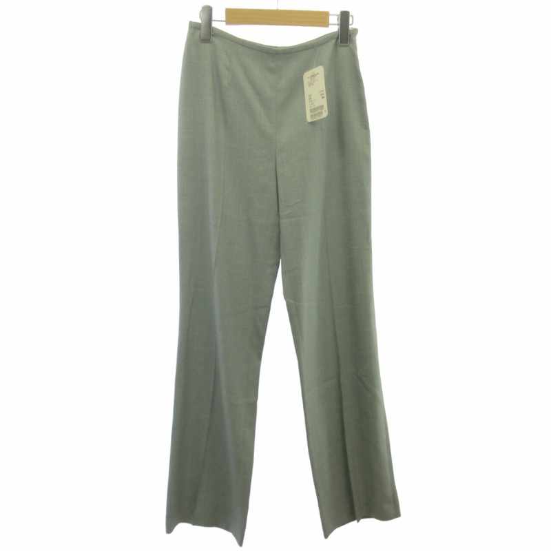 未使用品 エスカーダ ESCADA タグ付き スラックス パンツ シルク混  