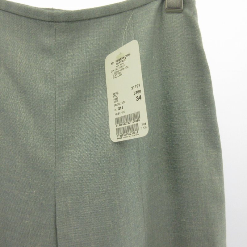 未使用品 エスカーダ ESCADA タグ付き スラックス パンツ シルク混 
