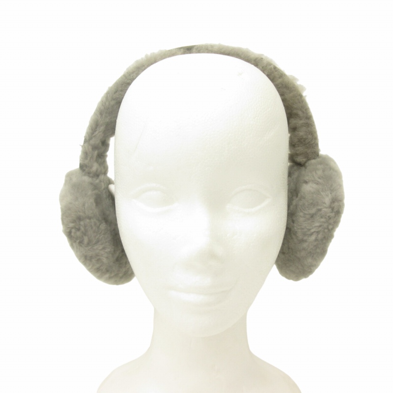 未使用品 アグ UGG ロゴプレート 耳当て イヤーマフ ヘッドホン  