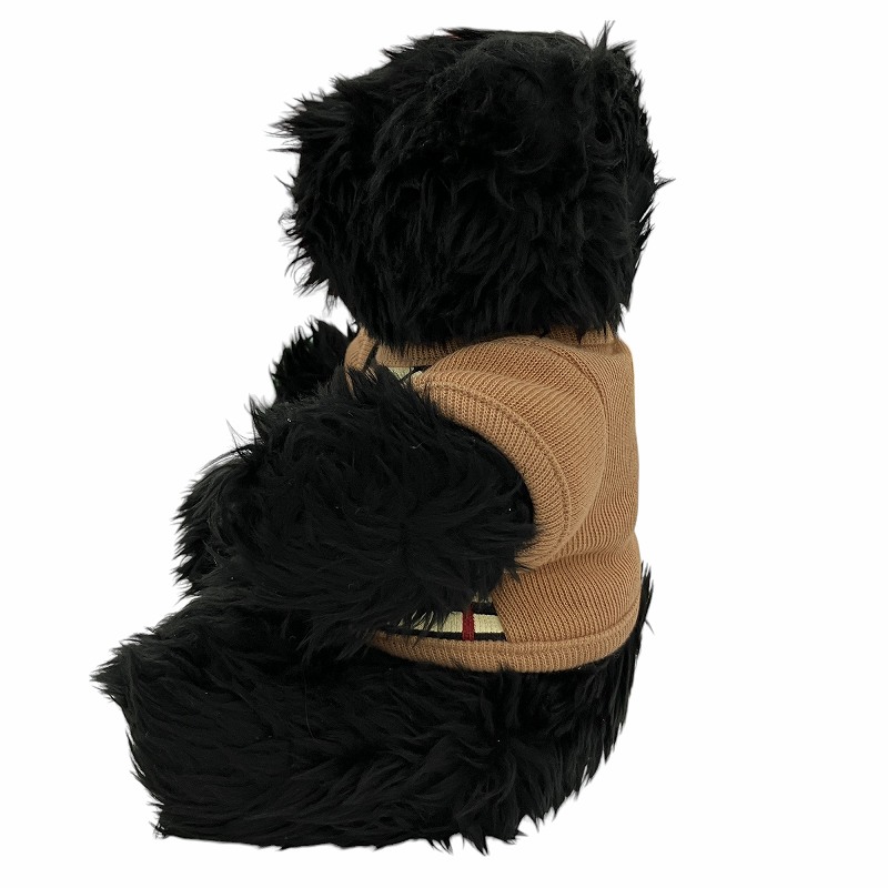 未使用品 バーバリー BURBERRY ノバチェック ブラック テディベア くま