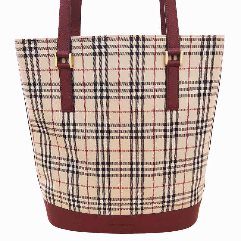 【美品】 バーバリー ノバチェック トートバッグ ビジネスバッグ A4可 BURBERRY バーバリー バッグ ノバチェック トートバッグ シャドー