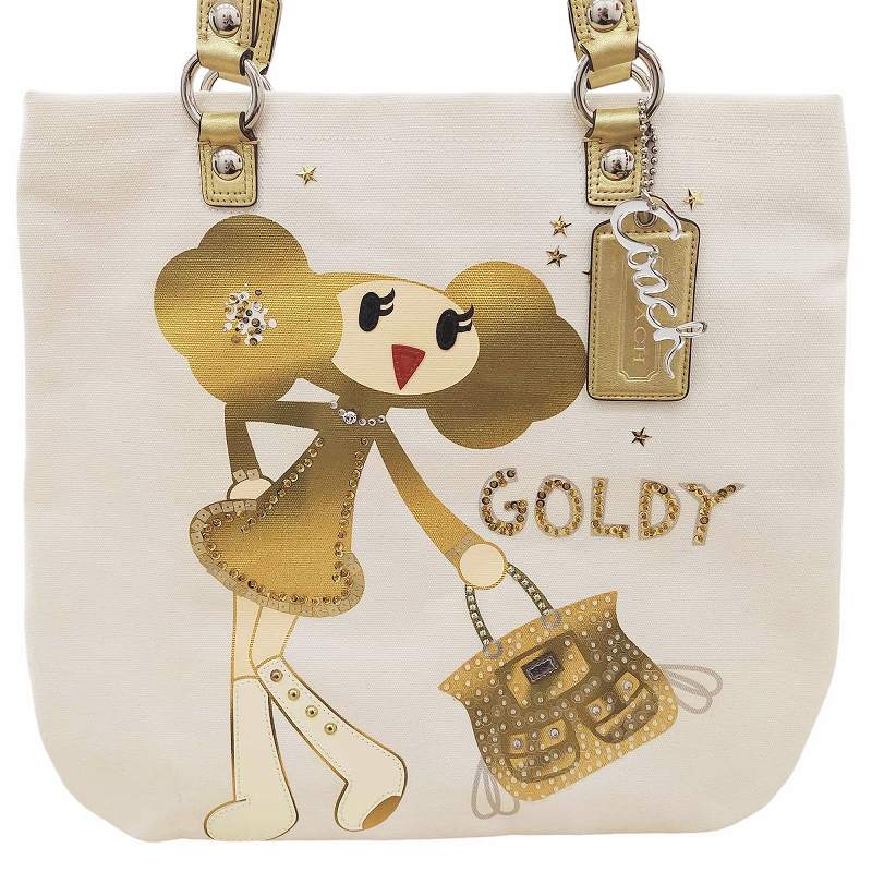 コーチ COACH 希少 15545 POPPY GOLDY ポピー ハンドバッグ トート 