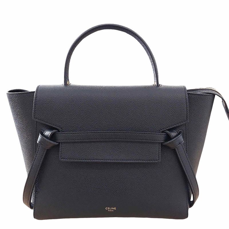 H*o様 (9/7出品終了) セリーヌベルトバッグマイクロミッドナイトネイ