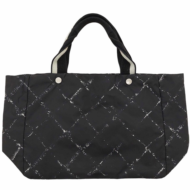 シャネル CHANEL 旧トラベルライン トートバッグ MM 6番台 