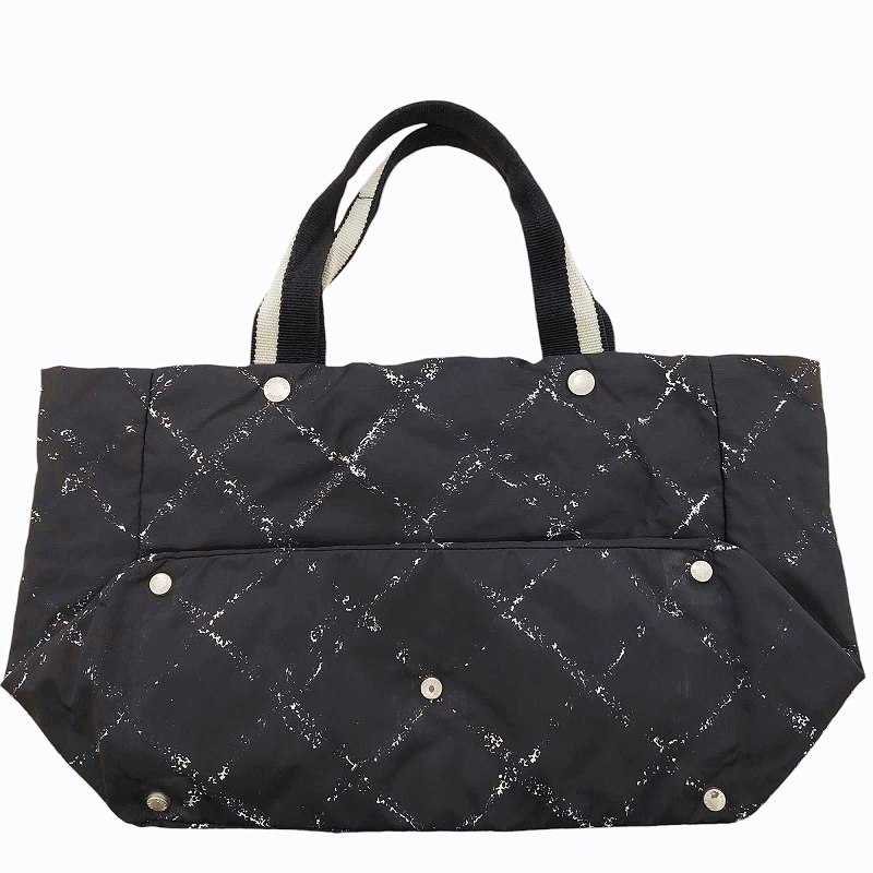 シャネル CHANEL 旧トラベルライン トートバッグ MM 6番台  