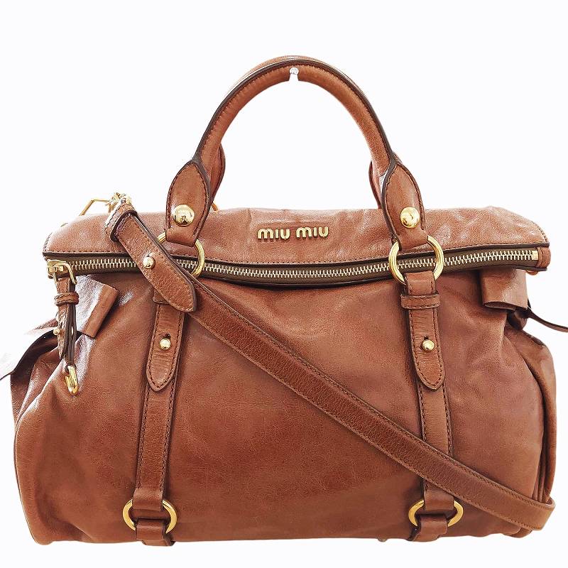 ミュウミュウ miumiu 2way ハンドバッグ ショルダーバッグ ミュウミュウ miumiu 2way ハンドバッグ ショルダーバッグ