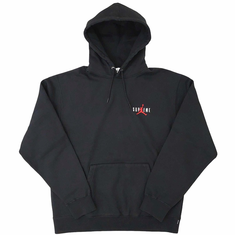未使用品 シュプリーム SUPREME Jordan Hooded Sweatshirt Black  
