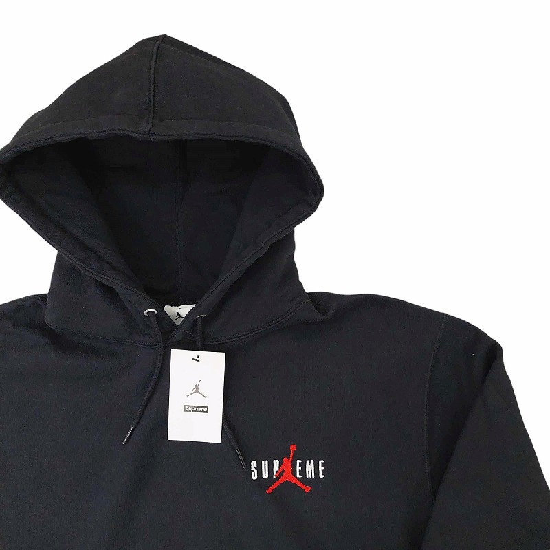 未使用品 シュプリーム SUPREME Jordan Hooded Sweatshirt Black 