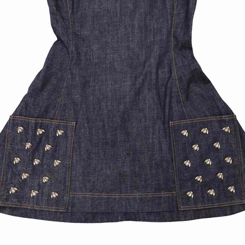 クリスチャンディオール Christian Dior 美品 デニム ワンピース A  