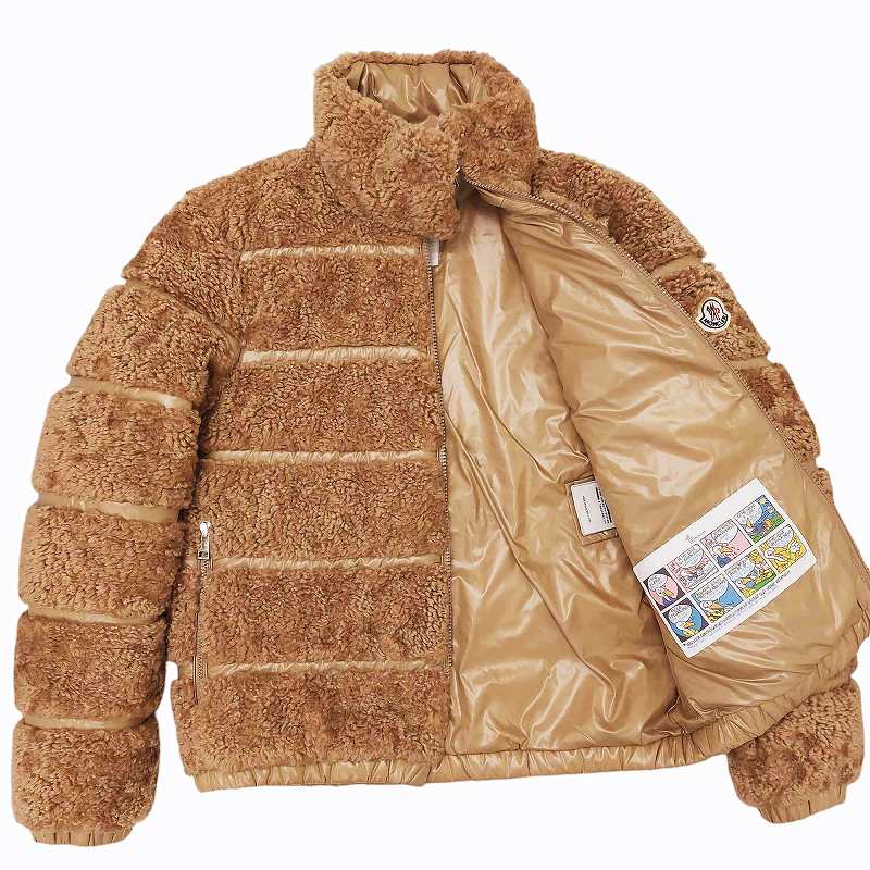 モンクレール MONCLER 美品 21年 GENTIANE フェイクファー ボア ダウン 