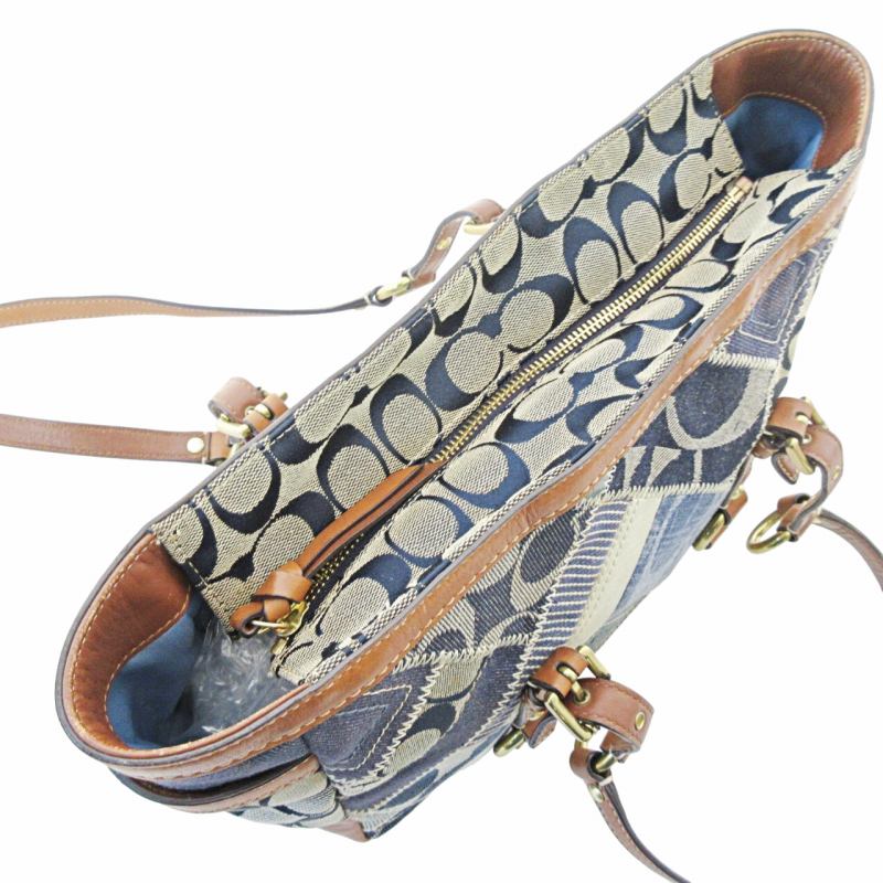 コーチ COACH 12217 シグネチャー パッチワーク トートバッグ