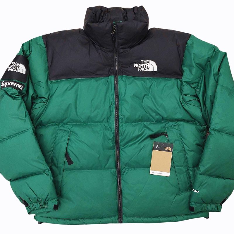 未使用品 シュプリーム SUPREME x The North Face Nuptse Jacket Green 