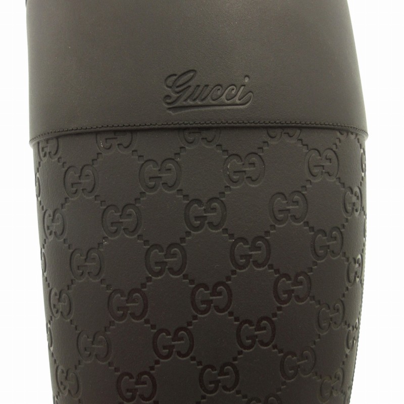 グッチ GUCCI GG柄 レインブーツ 長靴 シューズ ロング ラバー  