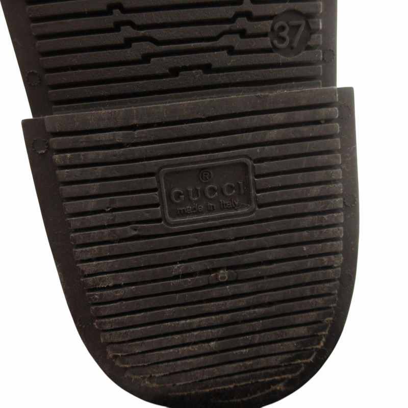 グッチ GUCCI GG柄 レインブーツ 長靴 シューズ ロング ラバー  